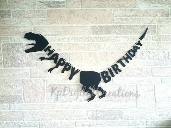 Jurassic Park Birthday Banner Dinosaur Birthday Dinosaur Etsy - rare roblox usernames 4 spaced usernames