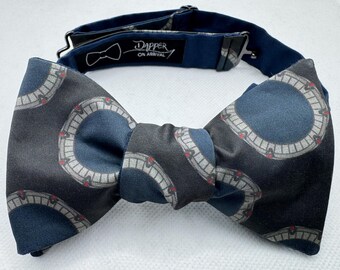 Sci-Fi Bow Tie, Self-Tie, Pre-Tied, Bowtie, Star Gate, Dapper On Arrival, SG