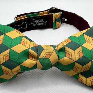 Anime Bow Tie, Self Tie, Pre Tied, Samurai, Japanese, Katana, Bowtie, Manga, Weeb, Waifu, Suit and Tie, Geek, Dressy, Dapper On Arrival