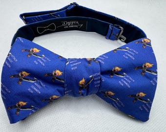 Final Fantasy inspired Bow Tie, Self Tie, Pre Tied, Cloud, FF7, Gamer, Dapper On Arrival