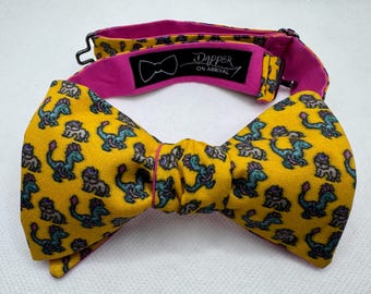 Dungeon Crawler Carl Bow Tie, Donut and Mongo, Self Tie, Pre Tied, Lit RPG, Dapper On Arrival