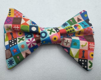 Board Game Hair Bow, Gamer, Gamer Girl, Hairbow, Gaming Dice, Your Turn, Tiles, Move Spaces, RPG, Tabletop, Clip, Gift, Dapper On Arrival