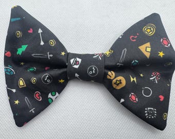 Gamer Hairbow, Hair Bow, Princess, Green Shell, Tri Force, Hylian, Ghost, Zelda, Icons, Clip, Cosplay, Gift, Dragon, RPG, Dapper On Arrival