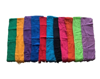 Pashmina Tejida en Telar Artesanal