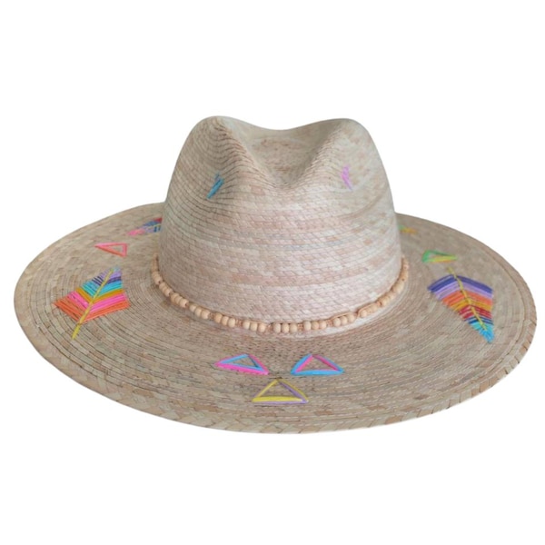 Cappello di piume boho