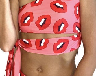 Colección de bikinis, Traje de baño elegante para mujer, Bikinis brasileño, triangular y de talle alto, Conjunto de playa de verano