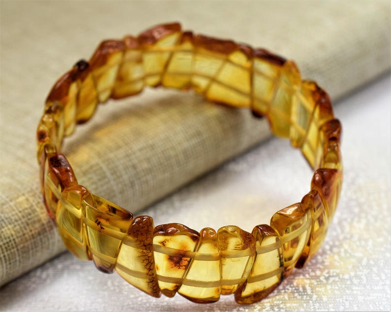 Baltic amber lemon bracelet Amber bracelet for adults Amber bracelet Lemon Baltic amber Amber bracelet Baltic amber Unique color amber