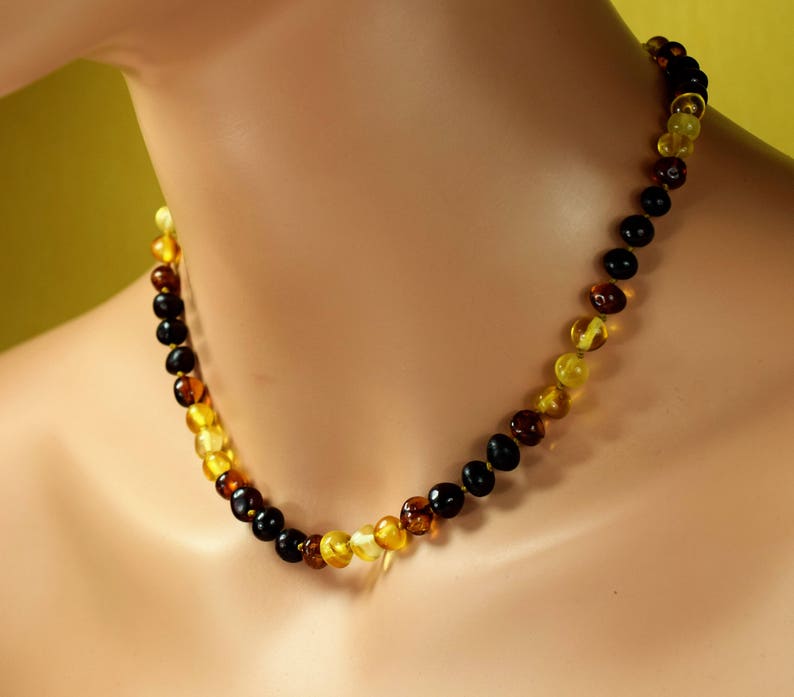 Collar adulto de ámbar báltico genuino. Joyas para mujer. Etsy Collar adulto de ámbar báltico genuino. Joyas para mujer. Etsy