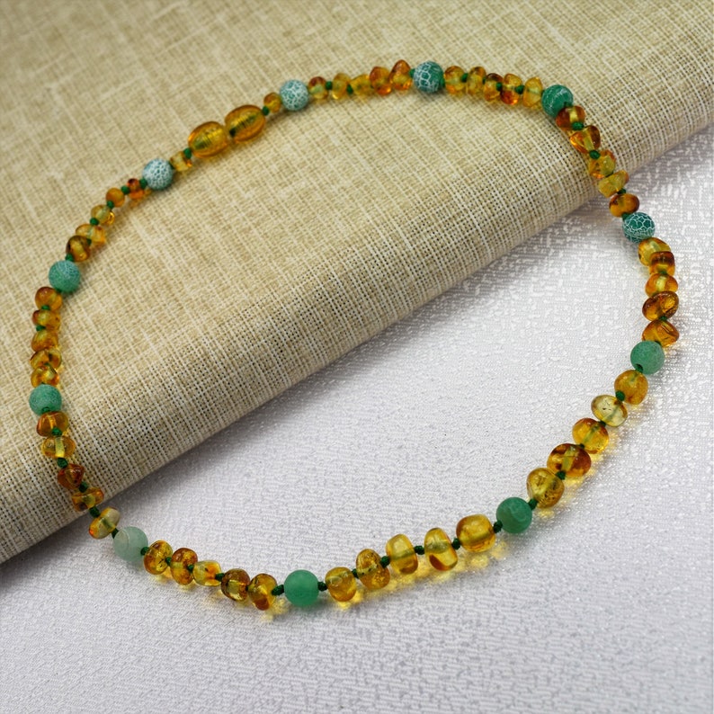 Baltic amber teething necklace Amber teething necklace Amber necklace Baltic Amber Baby Necklace Baby amber bracelet Baltic amber