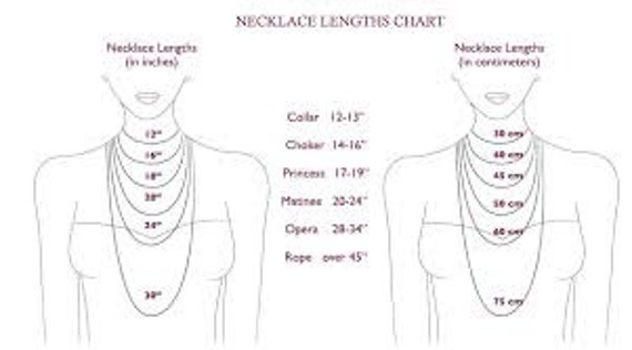 Amber Necklace Size Chart