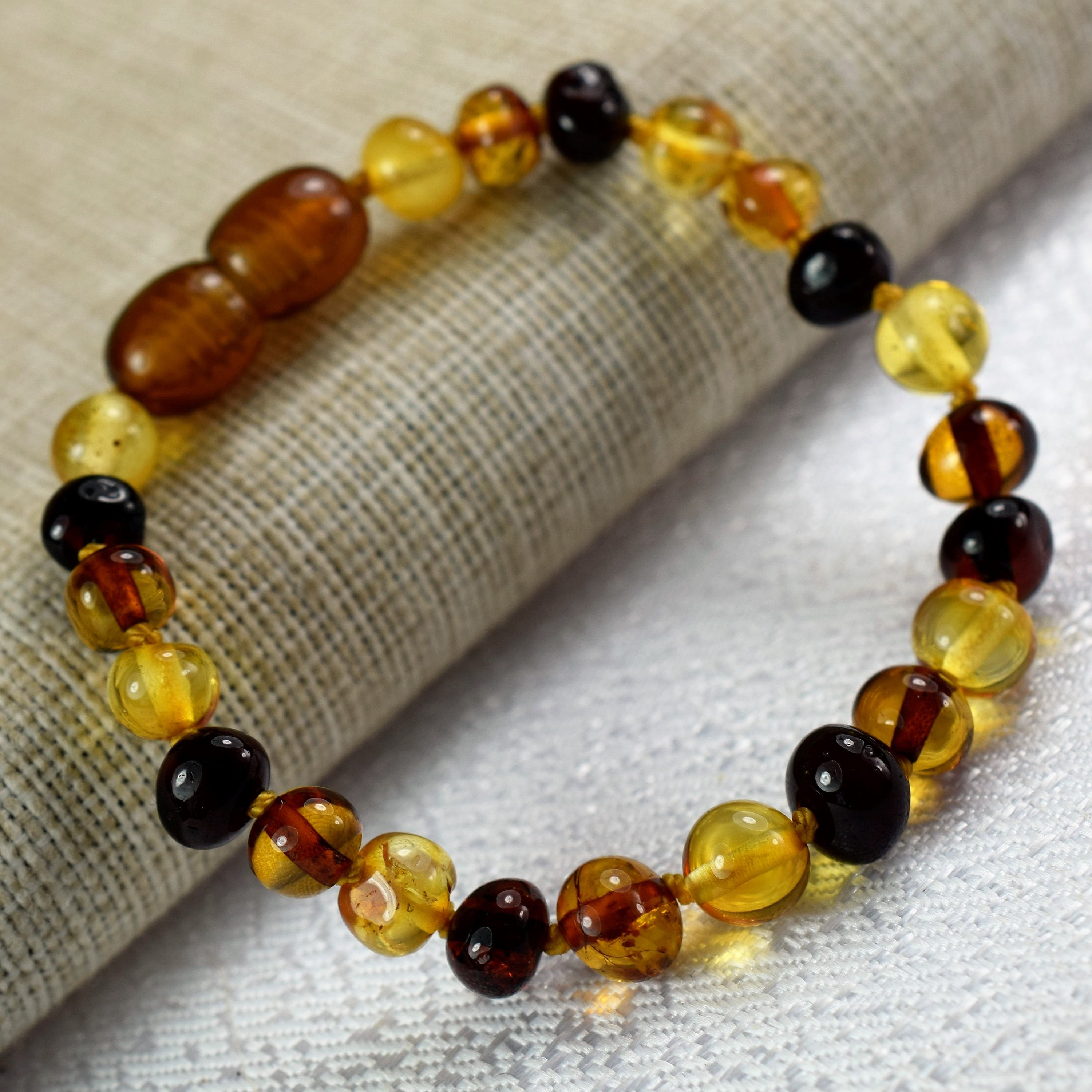 genuine amber teething bracelet