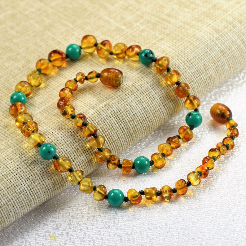 authentic baltic amber teething necklace