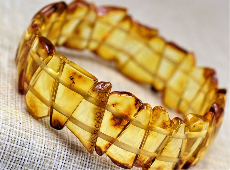 Baltic amber lemon bracelet Amber bracelet for adults Amber bracelet Lemon Baltic amber Amber bracelet Baltic amber Unique color amber