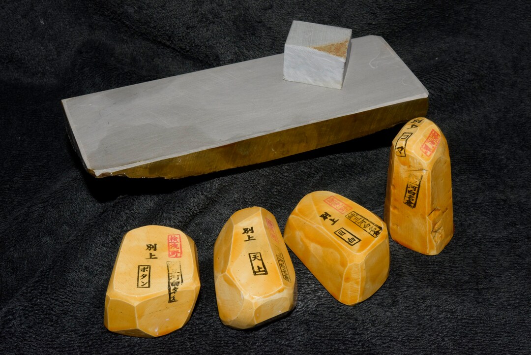 Jnat Straight Razor Hone Kit 1 Shobudani Awasedo Tomo 4 Etsy