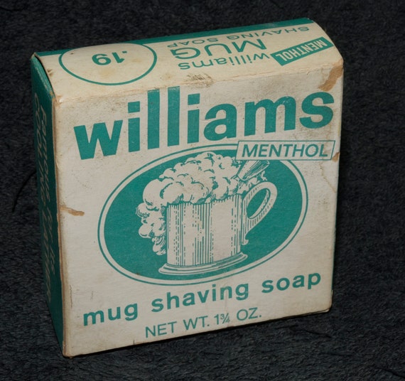 Vintage Williams Menthol Shaving Soap Etsy