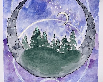 Forest Moon fine art print