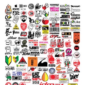 Bundle Jdm Tuning Vector EPS Full Pack From Volume 1 to 10 Sticker ...