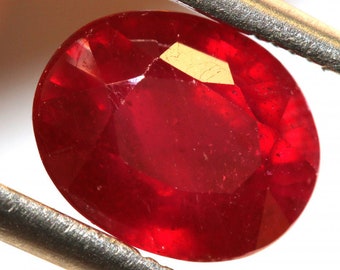 3.95 CTS Ruby Natural Faceted Stone CG-2744