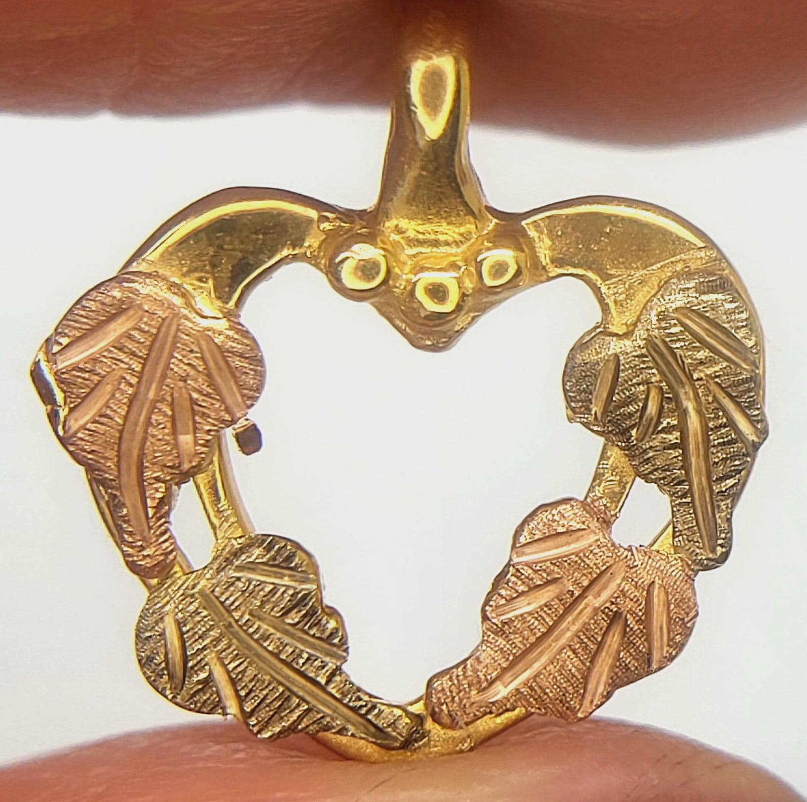 3.35 Cts 10K Black Hill Gold Pendant SJ-1767 - Etsy