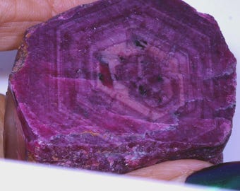 Genuine Ruby Corundum Crystal From India - 850 Grams - 3.5
