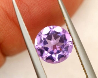 1.10 CTS アメジスト ファセット ストーン CG-3201 - Etsy 日本