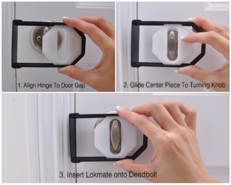 Lokmate Deadbolt Guard Door Lock Security Version Etsy