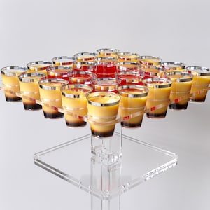 McChi Acrylic Dessert Tray 24 Slots - Ice Cream, Shot Glasses, Appetizers Tray