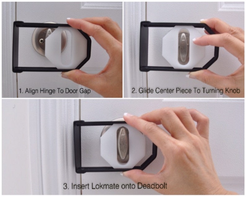 Lokmate Deadbolt Guard Door Lock Security Version Etsy
