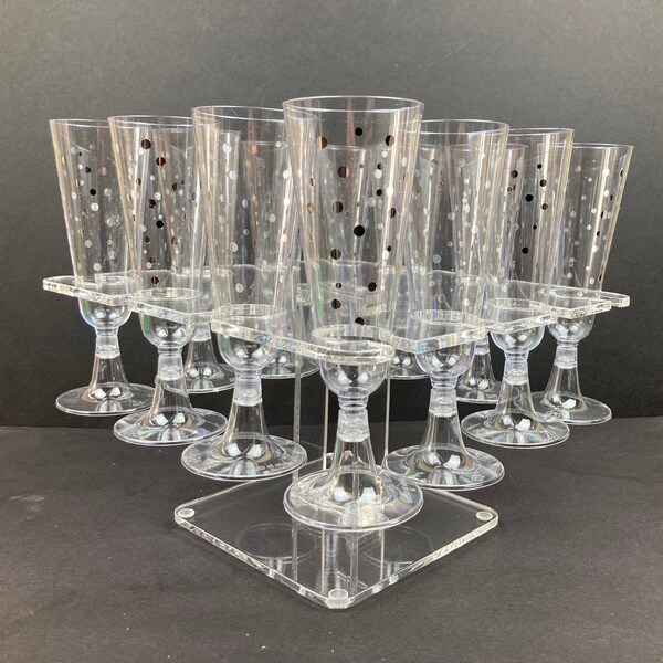 McChi Champagne flute glasses holder tray