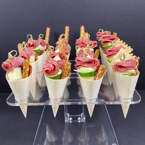 McChi acrylic tray hold 16 charcuterie or succulent cones image 9