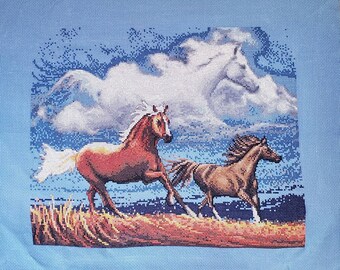 Handmade Cross Stitch: Spirit of the Horse by Janlynn kit