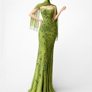 Olive Green Prom Dress Unique - Etsy Olive Green Prom Dress Unique - Etsy