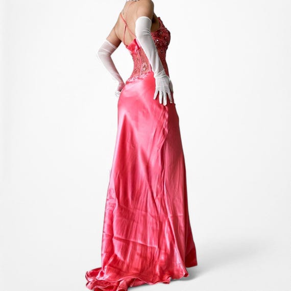 Designer Bustier Cord Set - Pink