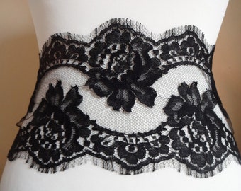 Französische nicht elastische Spitze,Spitzenborte,lace  16cm breit