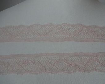 French elastic lace bristle ,lace,Lace salmon pink 2mx3.5 cm