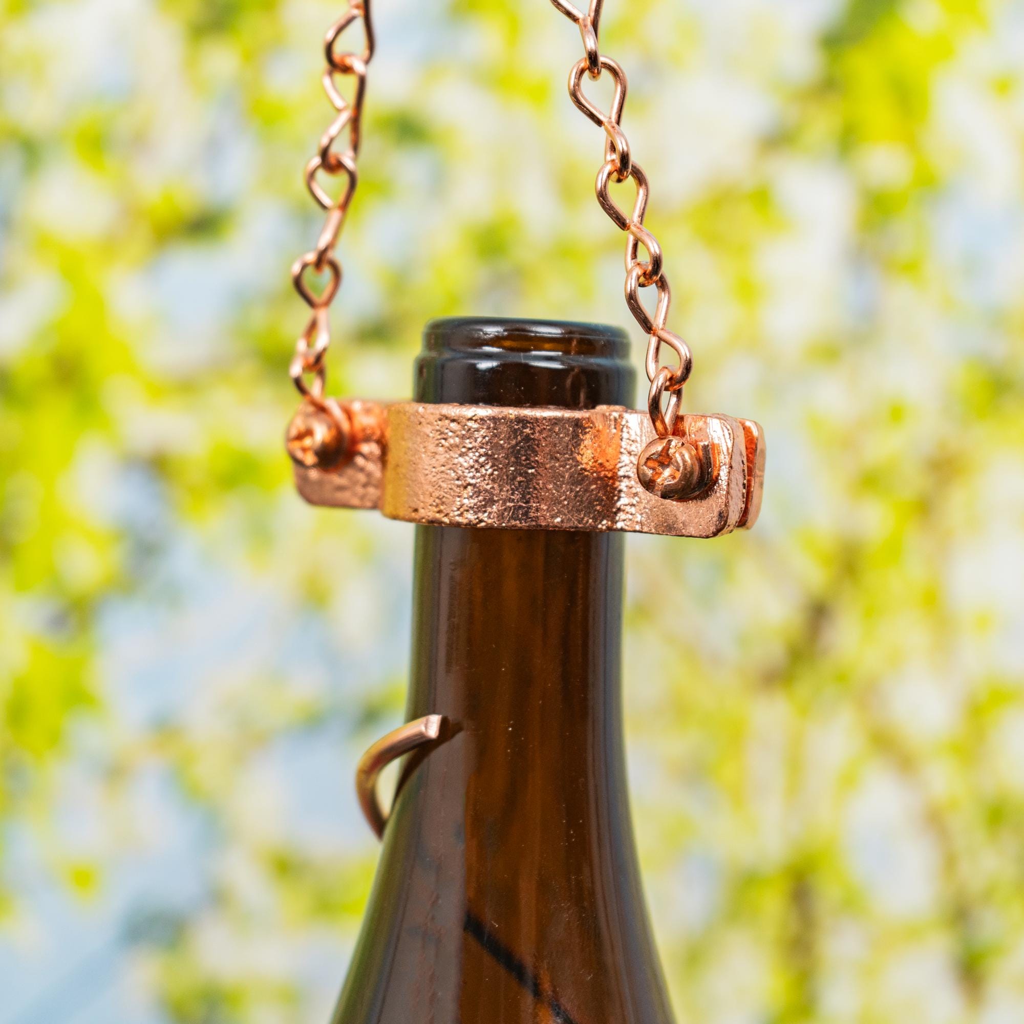 Bird Feeders for the Outdoors, Wild Birdfeeder, Wine Bottle Decor, Upcycled Decor, Garden Decor, Gift for Mom, Wine Bottle Gift Ideas