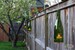 Candle Lanterns Set of Four Made From Green Wine Bottles Unique Wine Gift Outdoor Garden Patio Decor 