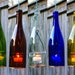 Hanging Lantern Wine Bottle | Tea Light, Votive Candle | Hurricane Lamp, Lighted Wine Bottles, Indoor Outdoor Lighting 