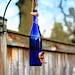 Glass Wine Bottle Bird Feeder - Bird Houses - Gift for Mom - Outdoor - Patio - Handmade Wine Bottle Decor - Gifts for Women - Spring Decor 