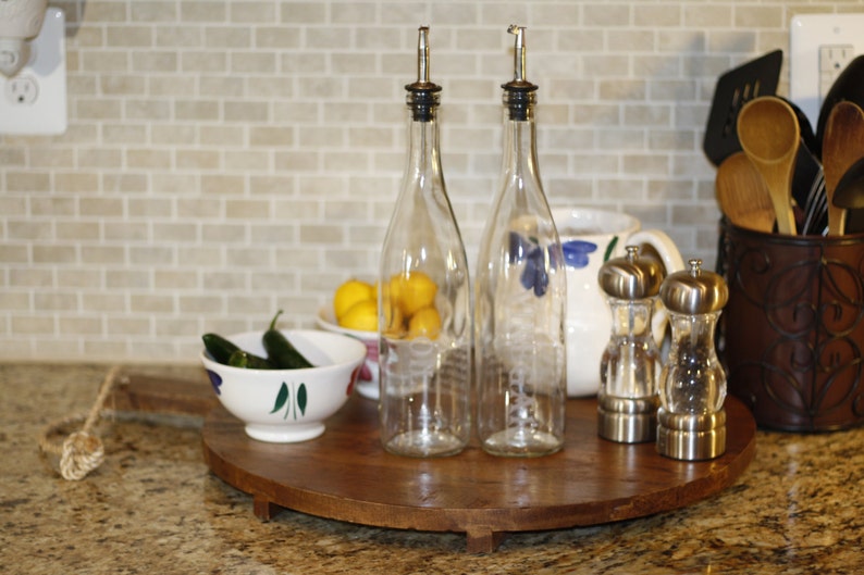 Clear Wine Bottle Oil And Vinegar Set Kitchen Decor Gifts Etsy