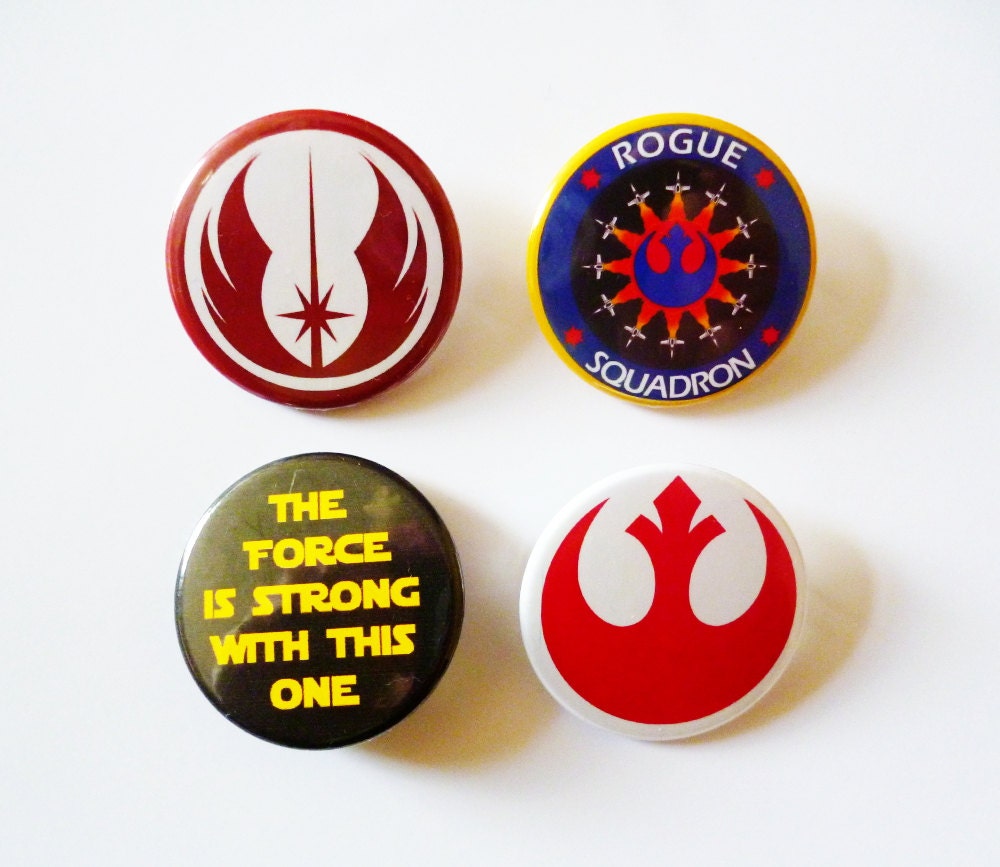 Star Wars Badges Rebel Alliance Rogue Squadron Jedi Order