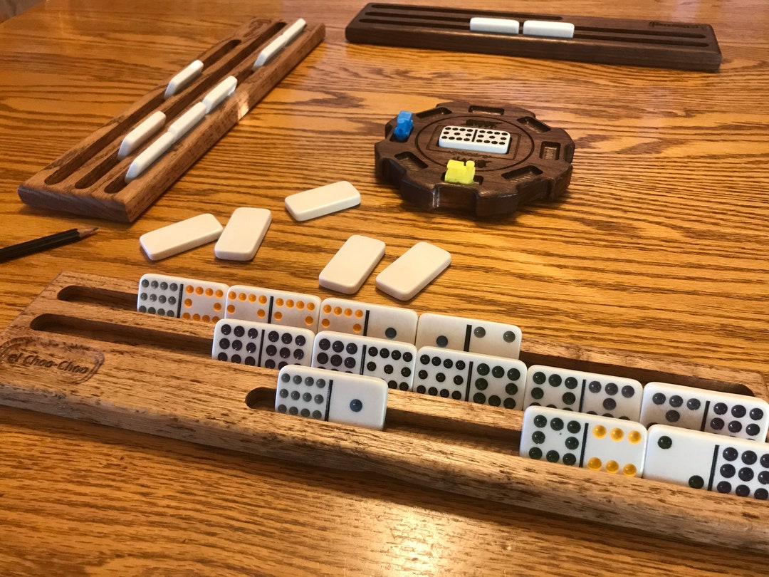 IG21 - Single Domino Rack - in Oak - Can Be Personalized - Etsy