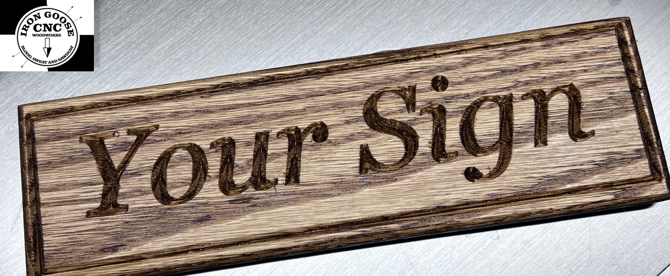 Say Anything Signs Custom Carved 'say Anything' Sign in Solid Oak - FREE PRIORITY SHIPPING ...