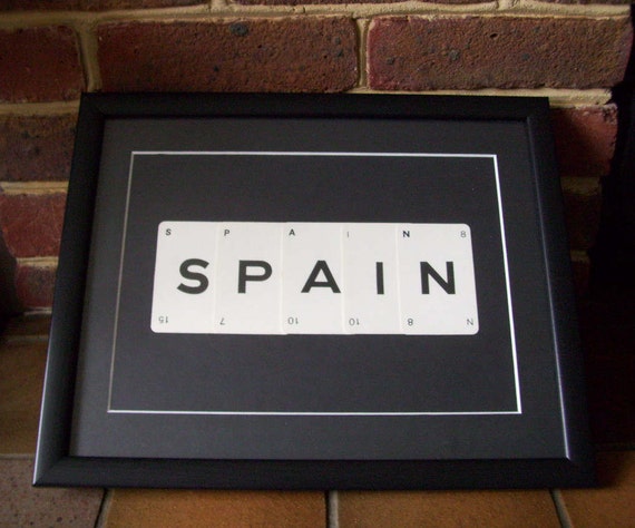 Framed Word Art Kan U Go Playing Cards Choice Of Words Name Etsy