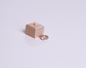 Caja de almacenamiento para relojes de accesorios para dormitorio de casa de muñecas a escala 1:12