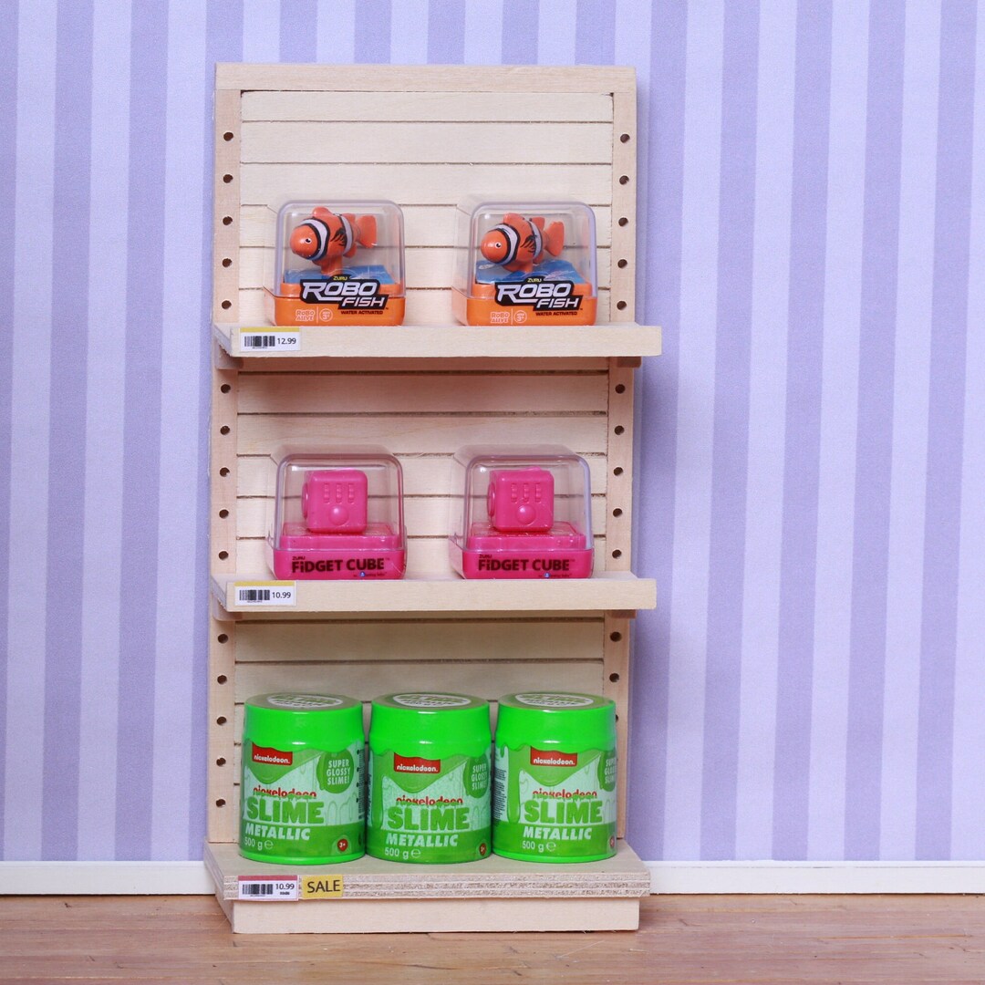 112 Scale Toy Store Shelf Toys Miniatures Dollhouse Kids Room 1/12