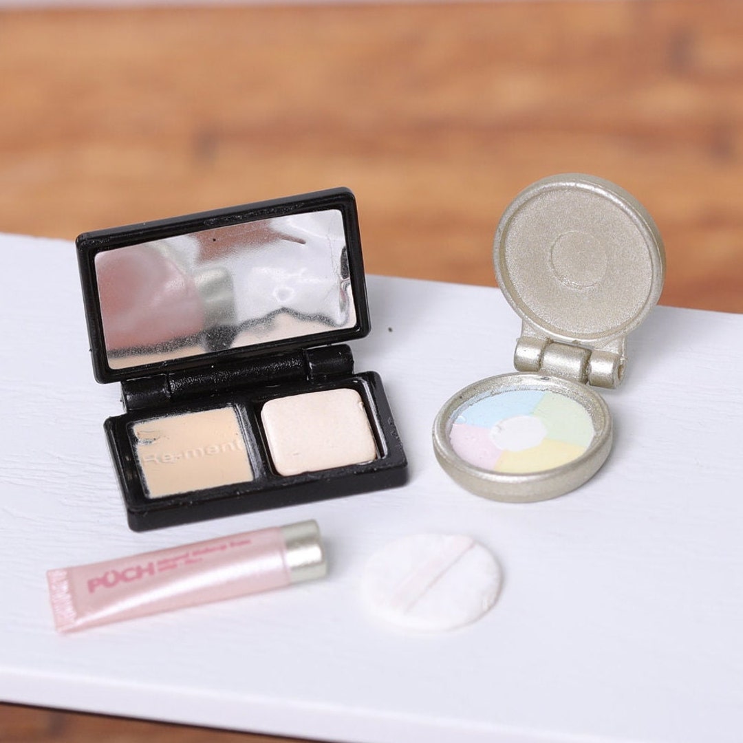 Miniature Dollhouse Cosmetics Spa Supplies Cosmetic Tub Miniatures Rement Re Ment 1/6 112 Scale