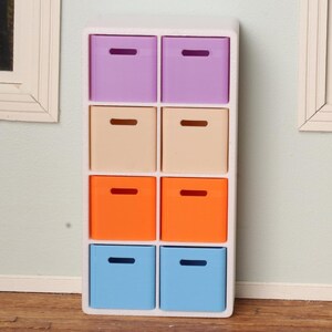 1:12 Scale Supermarket Store Shelf Dollhouse Miniatures 1/12 Shelving Grocery Wood Display Workshop