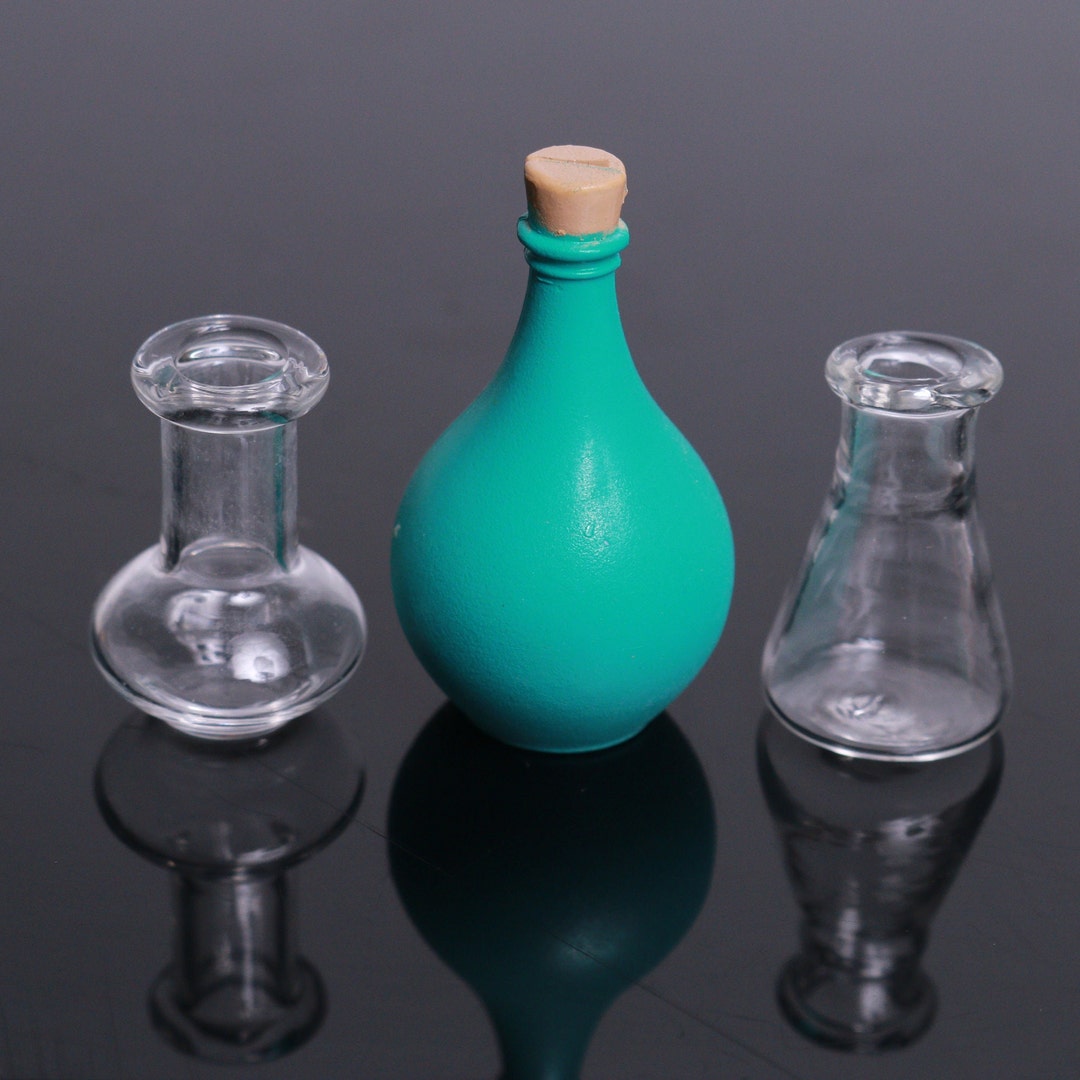 16 Scale Miniature Beakers Dollhouse Science Doctor Classroom Scale