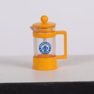 1:12 Scale coffee press maker Dollhouse Miniature Tea Hot water kitchen dollshouse miniature rement